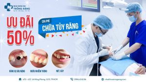 Chữa tủy răng ưu đãi 50% chi phí - banner nha khoa