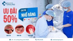 Nhổ răng ưu đãi 50% chi phí tại nha khoa trồng răng sài gòn - Banner