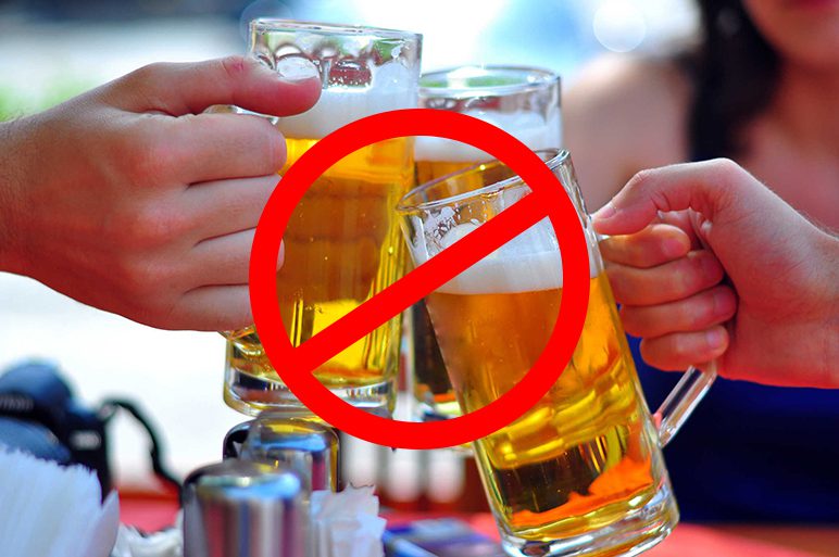 Có uống rượu bia sau khi nhổ răng