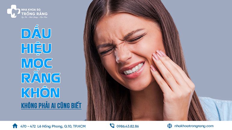 Dấu hiệu mọc răng khôn