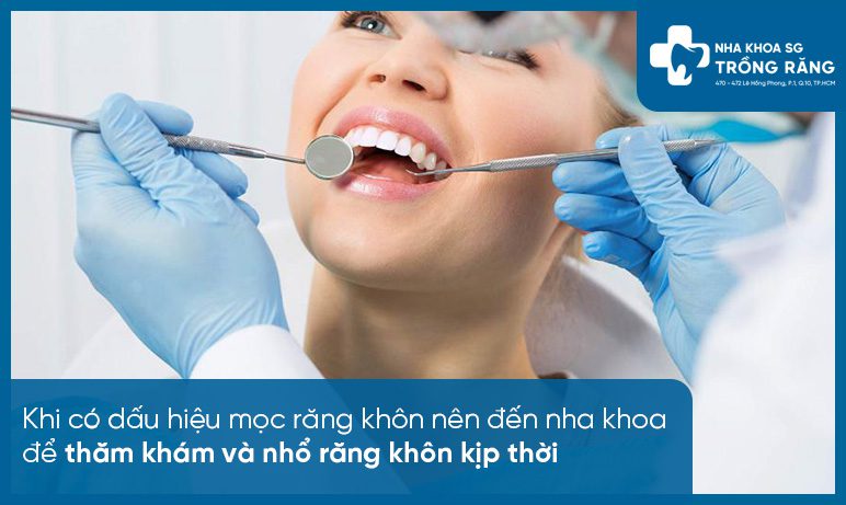 Kham khi co dau hieu moc rang khon Khám khi có dấu hiệu mọc răng khôn