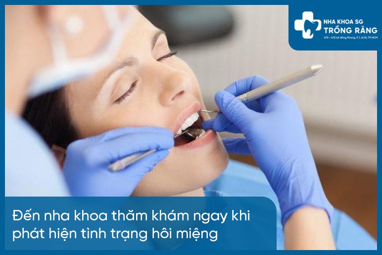 Xử lý hôi miệng sau khi bọc răng sứ