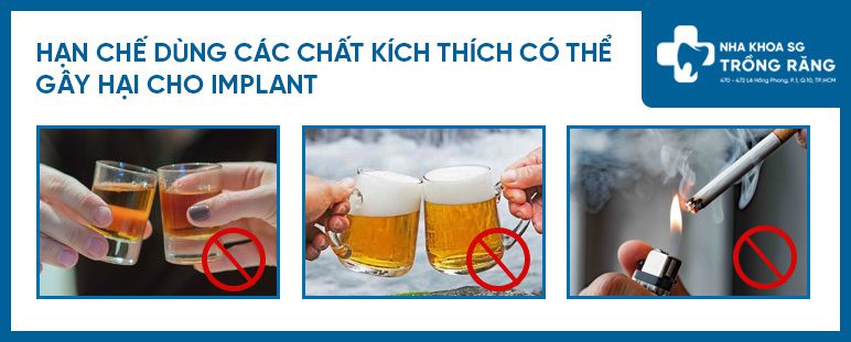 Sau khi cấy ghép implant nên hạn chế gì
