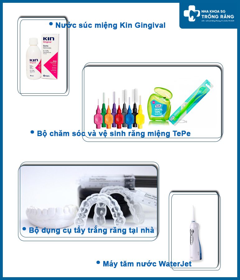 Bộ dụng cụ chăm sóc răng tại nhà để không sâu răng