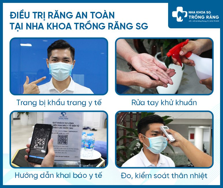 Quy trình để nha khoa đảm bảo an toàn chống dịch covid-19