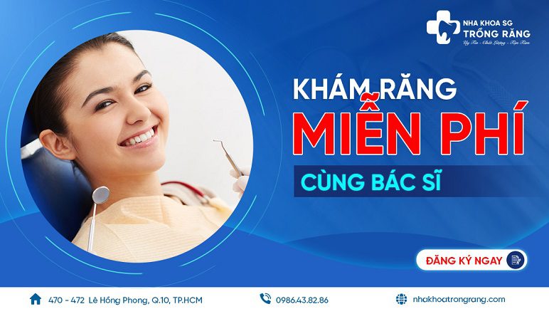 Đăng ký khám răng miễn phí