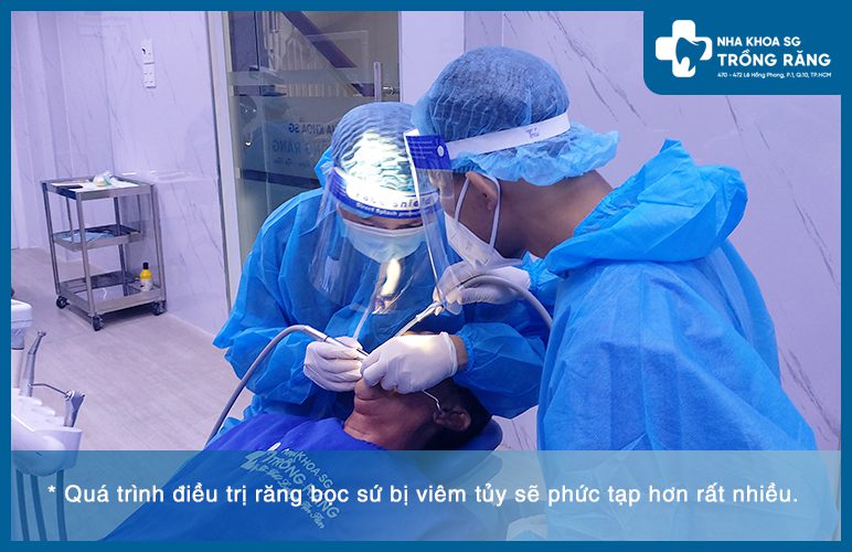 Bac si nha khoa trong rang sai gon dieu tri rang boc su bi viem tuy Lấy tủy răng 7 bao nhiêu tiền?