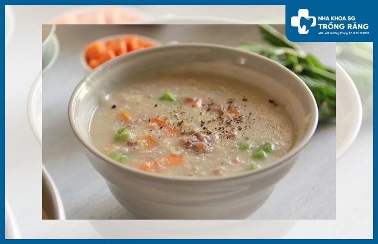 dau rang nen an chao thit bam đau răng nên ăn cháo thịt bằm