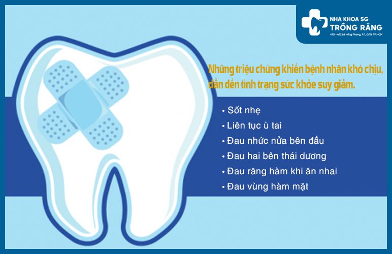 Triệu chứng khi đau răng hàm triệu chứng khi đau răng hàm