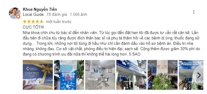 REVIEW VỀ NHA KHOA TRỒNG RĂNG SG