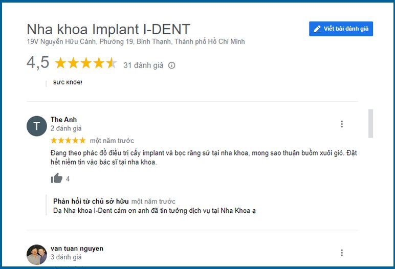 Review Top 9 Nha khoa TP.HCM Uy tín và Tốt nhất