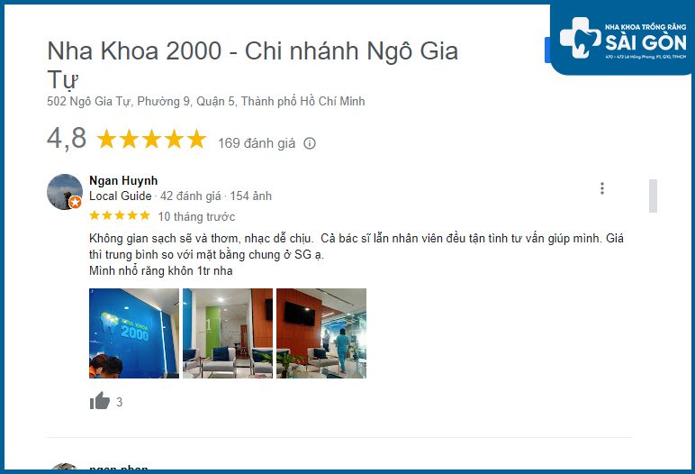 review về nha khoa 2000