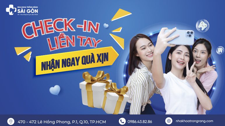 check in lien tay nhan ngay qua