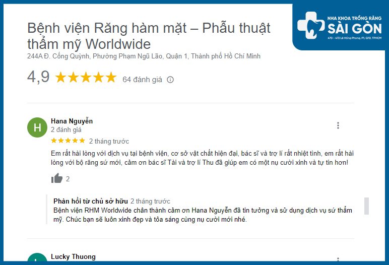 review bệnh viện worldwide