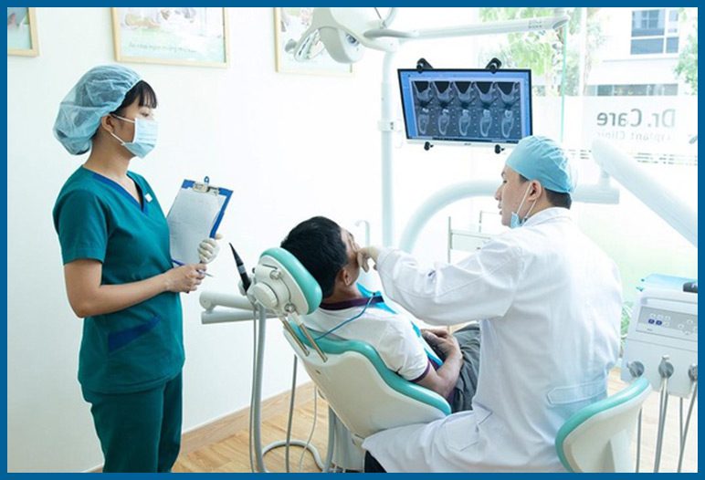 nha khoa dr care trồng răng implant hàm trên