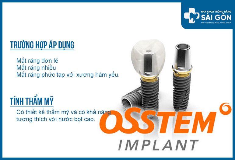 tru implant osstem trụ implant osstem