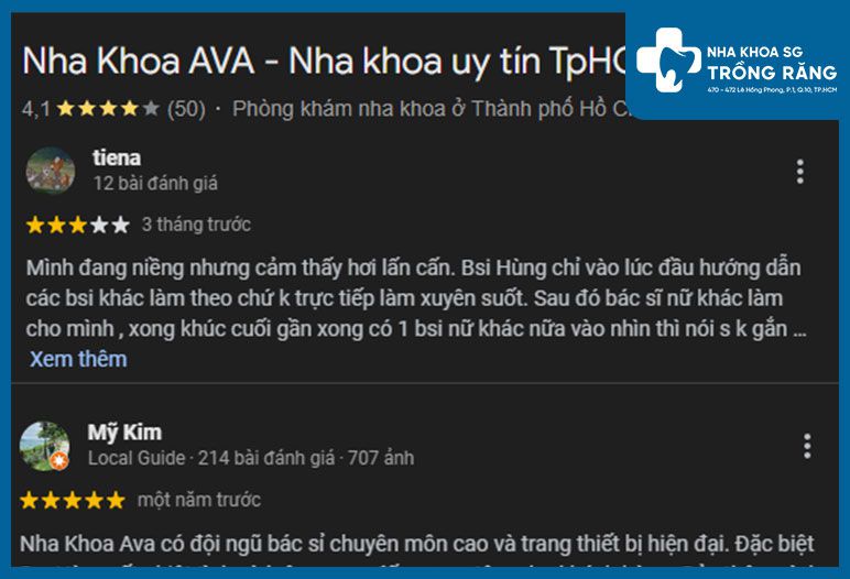 nha khoa AVA - nha khoa uy tín TPHCM
