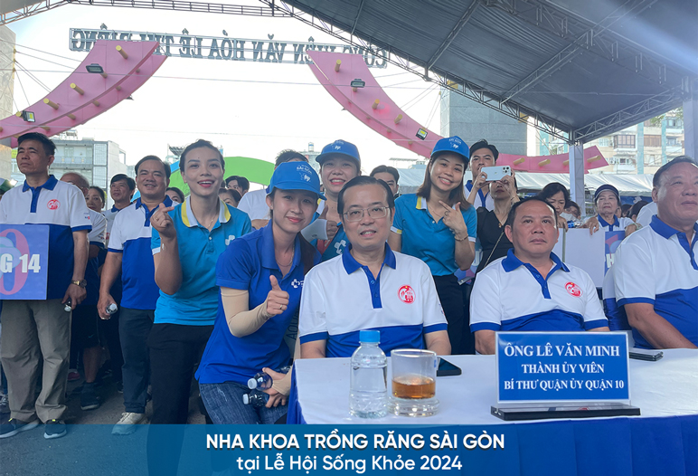 Nha Khoa Trồng Răng Sài Gòn đồng hành trong Lễ hội Sống khỏe 2024