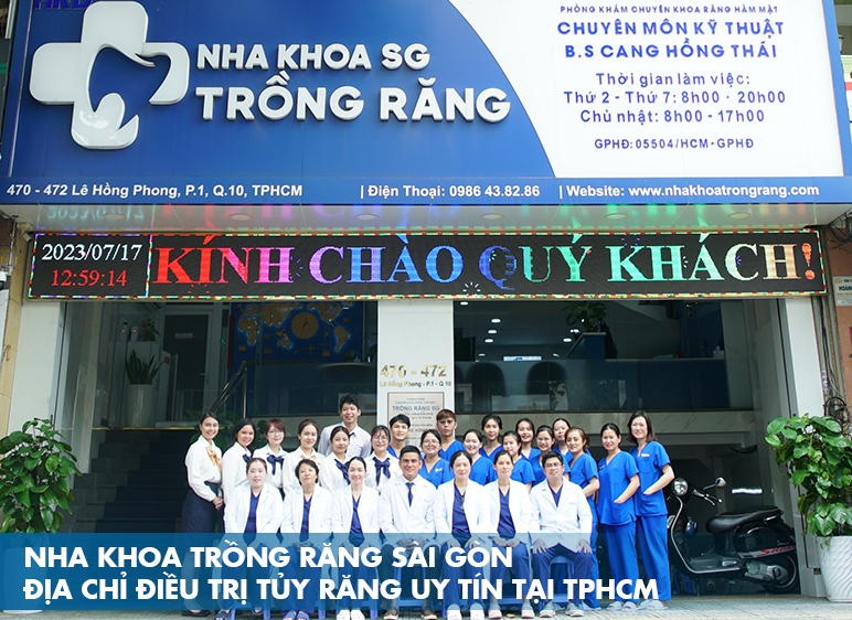 nha khoa uy tín chữa tủy răng không đau