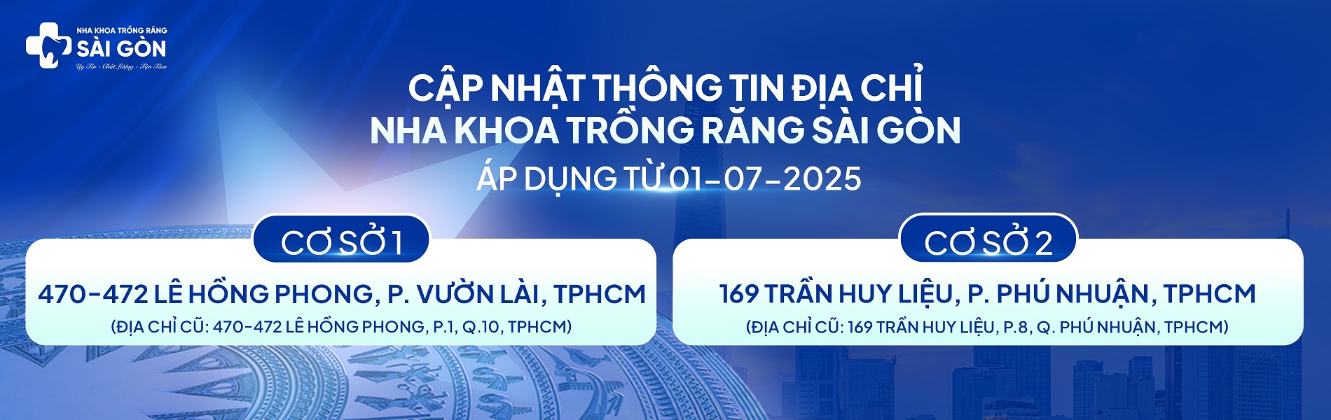 Cập nhật địa chỉ Nha Khoa Trồng Răng Sài Gòn