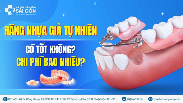 răng nhựa giả tự nhiên