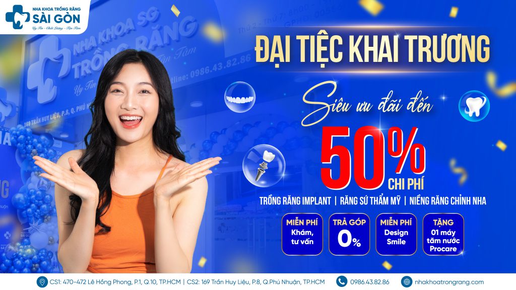 khai trương nha khoa trồng răng sài gòn cơ sở 2