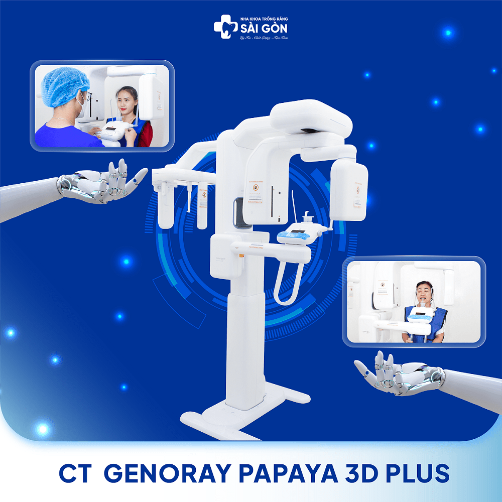 Máy CT Genoray Papaya 3D Plus tại Nha Khoa Trồng Răng Sài Gòn