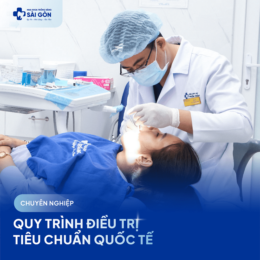 Nha Khoa Trồng Răng Sài Gòn áp dụng quy trình điều trị chuyên nghiệp theo tiêu chuẩn quốc tế