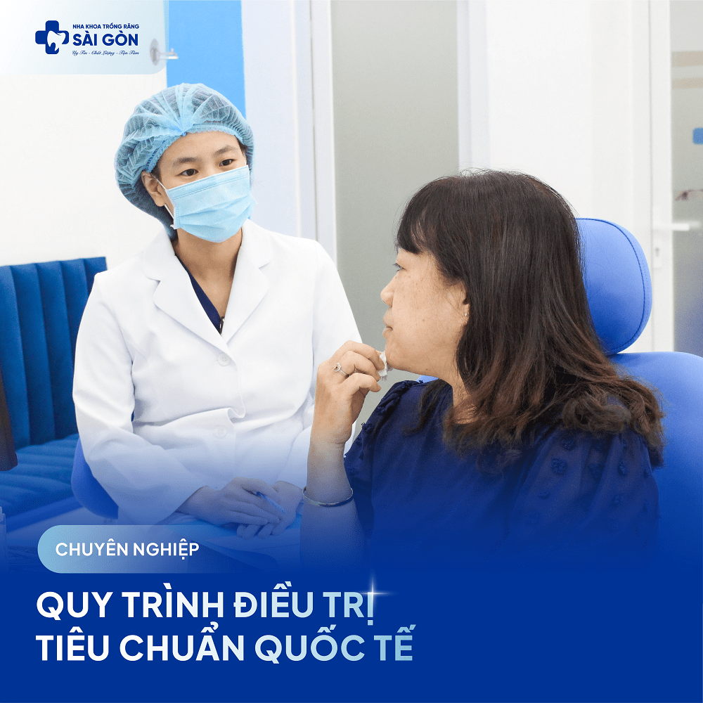 Nha Khoa Trồng Răng Sài Gòn áp dụng quy trình điều trị chuyên nghiệp theo tiêu chuẩn quốc tế