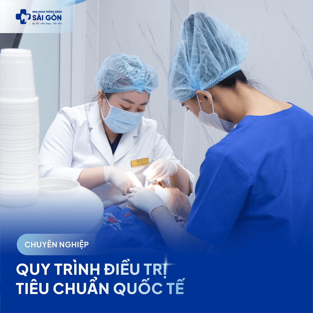 Nha Khoa Trồng Răng Sài Gòn áp dụng quy trình điều trị chuyên nghiệp theo tiêu chuẩn quốc tế