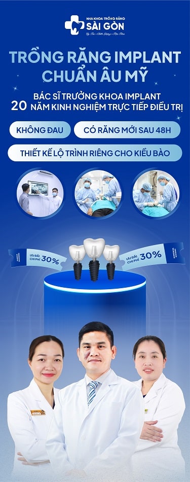 Trồng răng implant tại Nha Khoa Sài Gòn