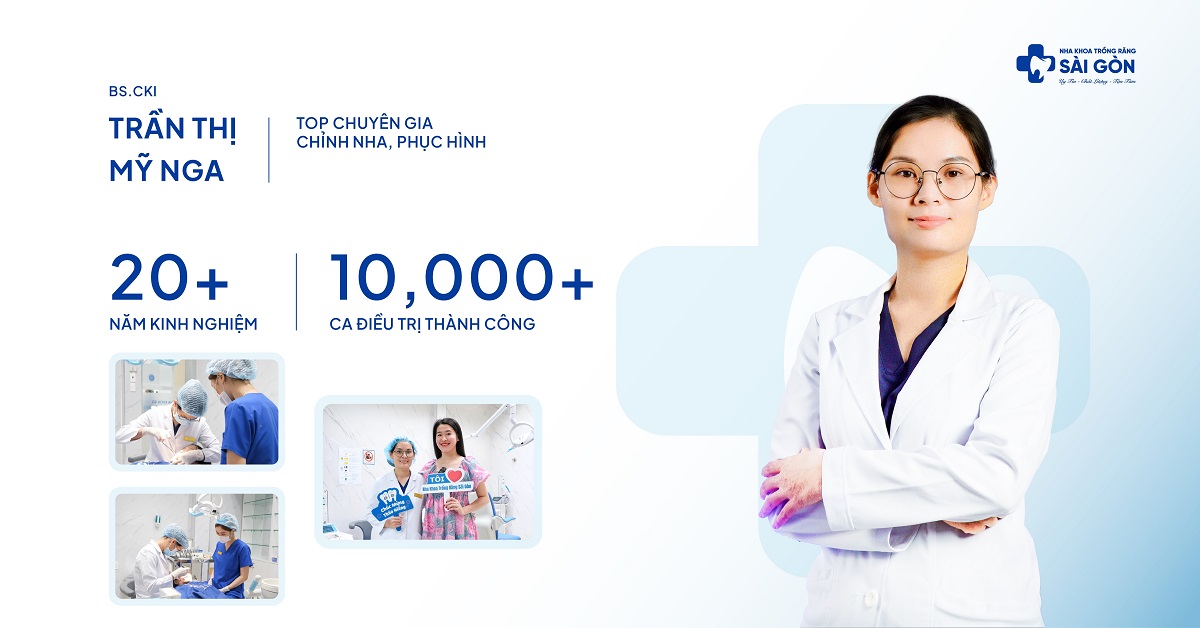 Bác sĩ CKI Trần Thị Mỹ Nga - Nha Khoa Trồng Răng Sài Gòn