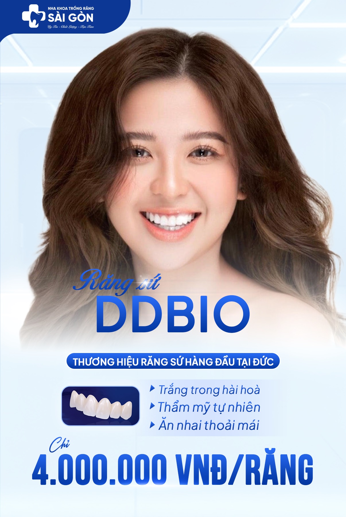 Răng sứ DDBio - Thương hiệu răng sứ cao cấp được sản xuất bởi tập đoàn nha khoa Dental Direkt (Đức)