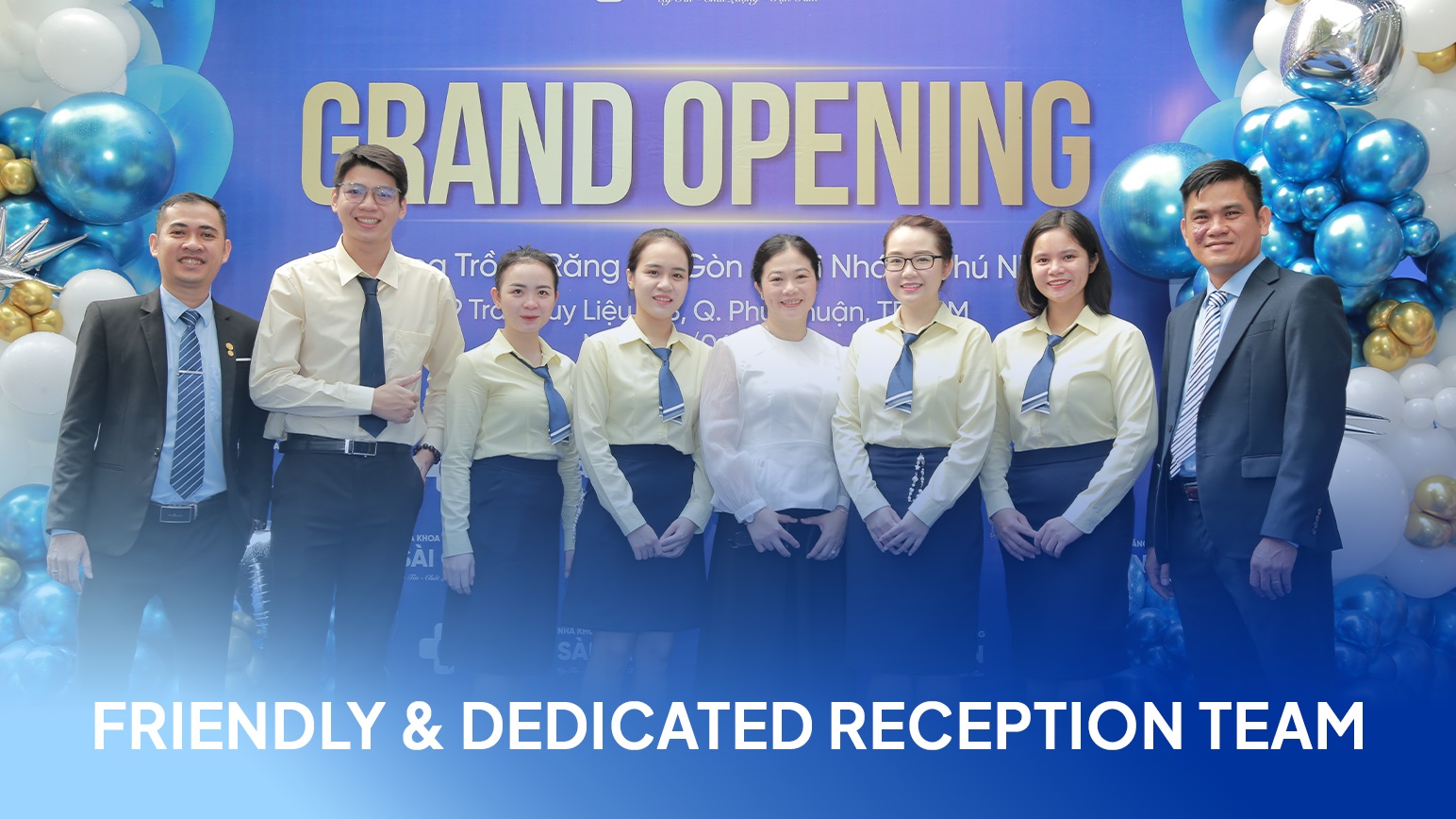 Friendly and dedicated receptoin team